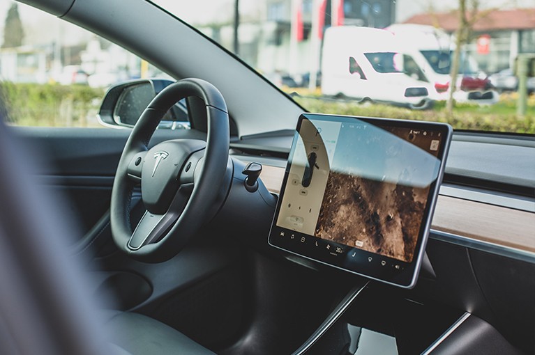 Antimicrobial film, monitor, car interior