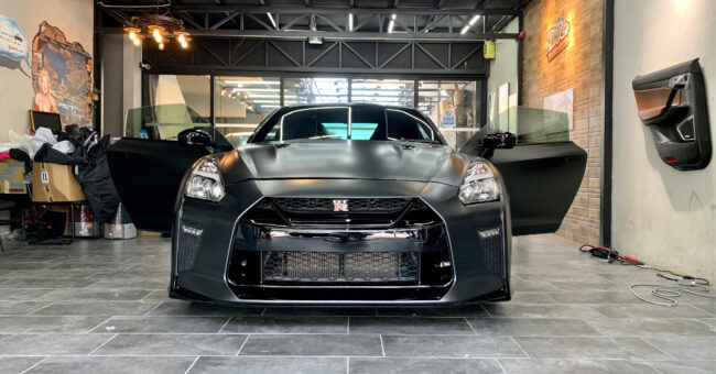 nissan gtr r35 matte ppf